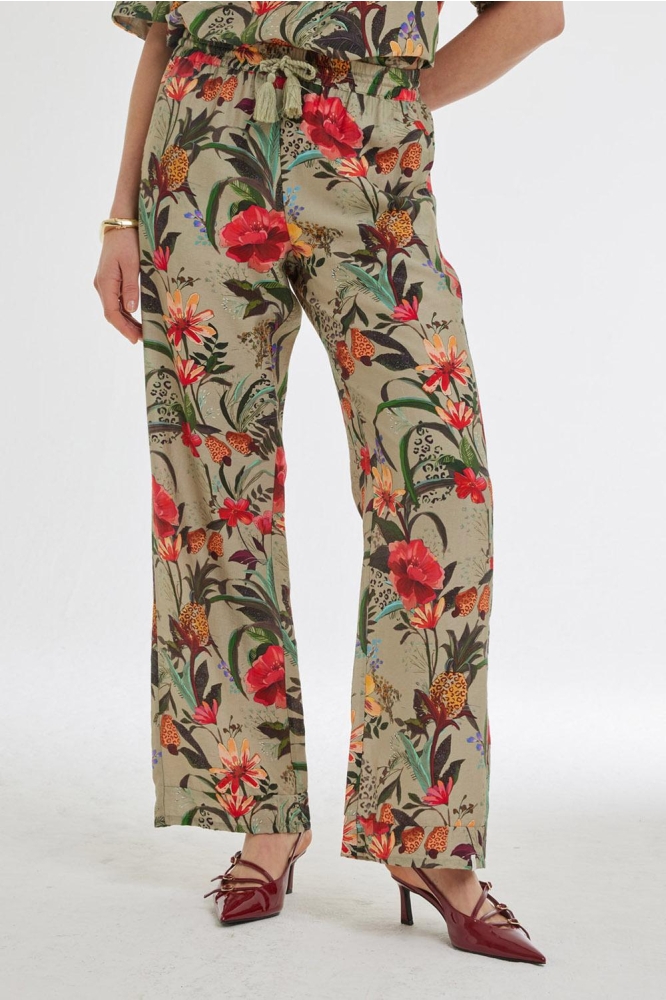 PANTS PALOMA DS252011000 8642 SAND MAGNIFICENT PRINT